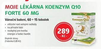 mojelekarna.cz MOJE LÉKÁRNA KOENZYM Q10 FORTE 60 MG nabídka