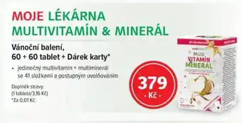 mojelekarna.cz MOJE LÉKÁRNA MULTIVITAMIN & MINERÁL nabídka