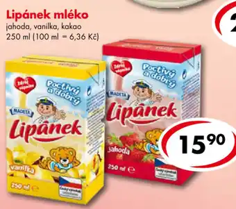 CBA Lipánek mléko nabídka