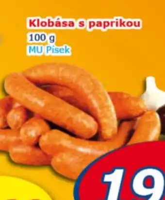 ESO MARKET Klobása S paprikou nabídka