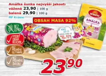 ESO MARKET Amálka šunka nejvyšší jakosti nabídka