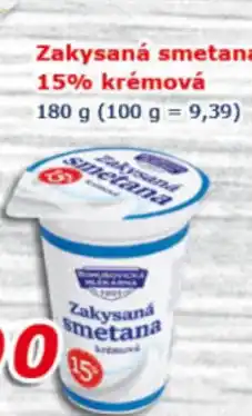 ESO MARKET Zakysaná smetana 15% krémová nabídka