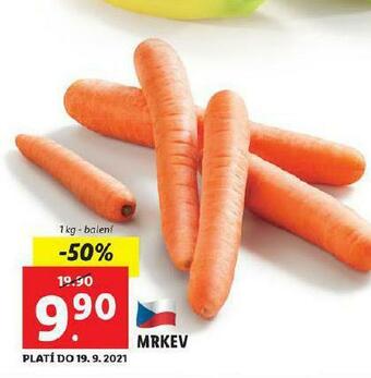 Lidl Mrkev nabídka