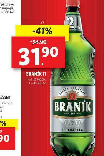 Lidl Pivo braník 11 nabídka