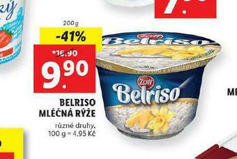 Lidl Belriso mléčná rýže nabídka
