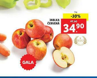 Lidl Jablka červená nabídka