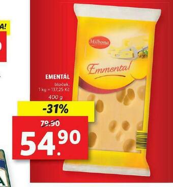 Lidl Ementál nabídka