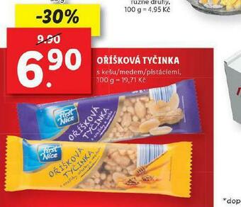 Lidl Oříšková tyčinka nabídka