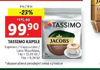 Lidl Tassimo kapsle nabídka