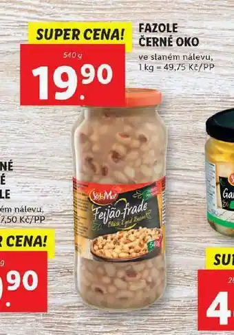 Lidl Fazole černé oko nabídka