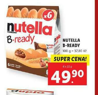 Lidl Nutella b-ready nabídka