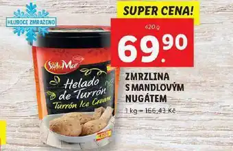 Lidl Zmrzlina s mandlovým nugátem nabídka