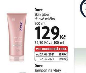 dm drogerie Dove tělové mléko nabídka