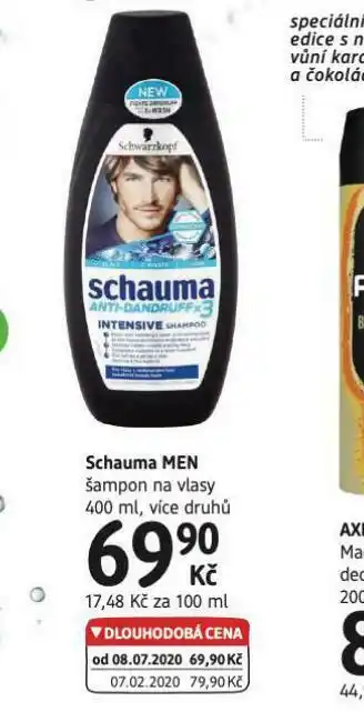dm drogerie Schauma men šampon nabídka