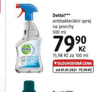 Dettol antibakteriální sprej na povrchy