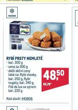 Makro Rybí prsty nemleté nabídka