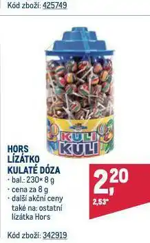 Makro Hors lízátko nabídka