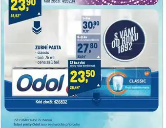 Makro Odol zubní pasta nabídka