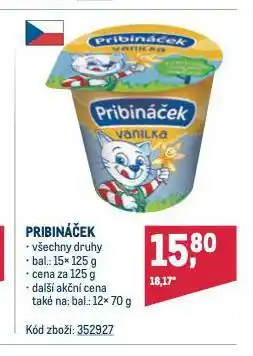 Makro Pribináček nabídka