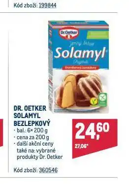 Makro Dr. oetker solamyl bezlepkový nabídka