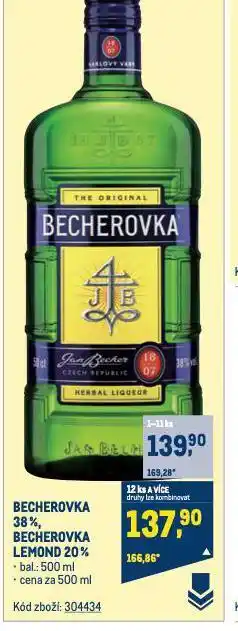 Makro Becherovka lemond nabídka