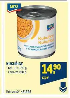 Makro Kukuřice nabídka