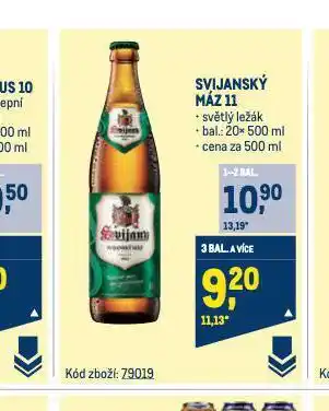 Makro Pivo svijanský máz nabídka