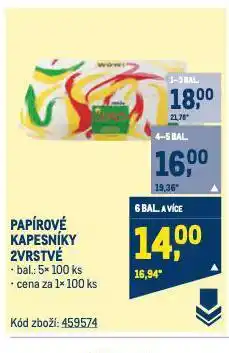 Makro Papírové kapesníky nabídka