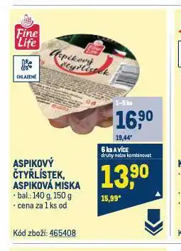 Makro Aspiková miska nabídka
