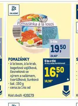 Makro Pomazánka á la losos nabídka