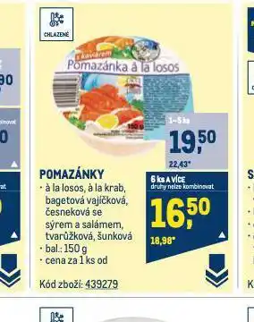 Makro Pomazánka á la krab nabídka