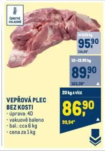 Makro VEPŘOVÁ PLEC BEZ KOSTI nabídka