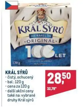 Makro KRÁL SÝRŮ nabídka