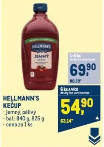 Makro HELLMANN'S KEČUP nabídka