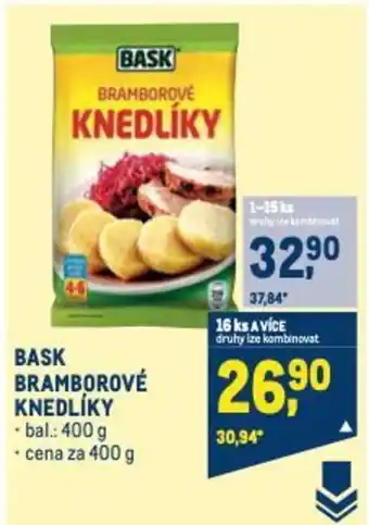 Makro BASK BRAMBOROVÉ KNEDLÍKY nabídka