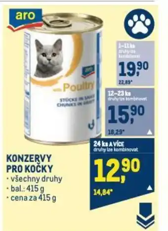 Makro KONZERVY PRO KOČKY nabídka