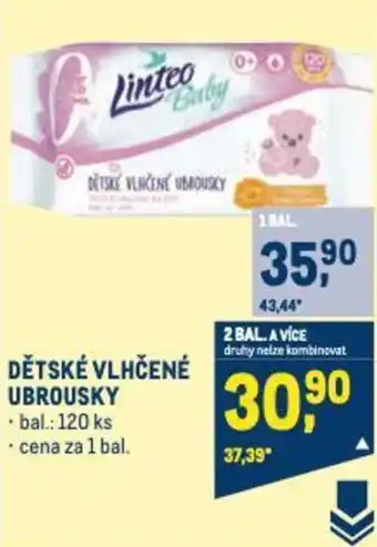 Makro DĚTSKÉ VLHČENÉ UBROUSKY nabídka