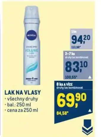 Makro LAK NA VLASY nabídka
