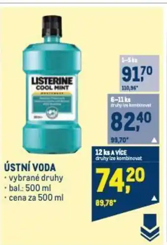 Makro ÚSTNÍ VODA nabídka