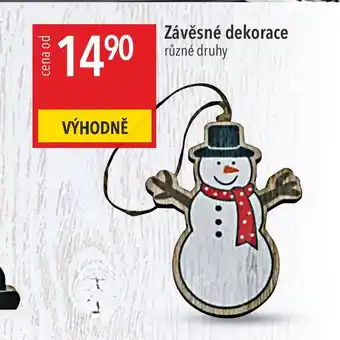 Závěsné dekorace různé druhy