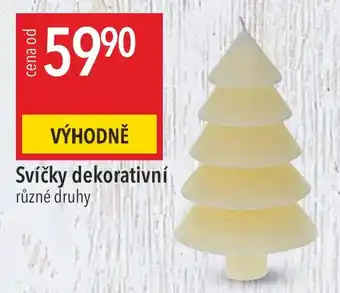 Globus Svíčky dekorativní různé druhy nabídka