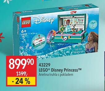Globus 43229 LEGO® Disney Princess™ Arielina truhla s pokladem nabídka
