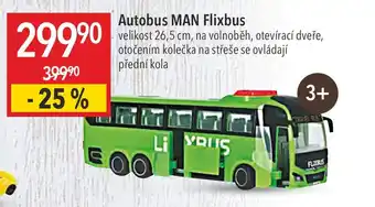 Globus Autobus MAN Flixbus nabídka