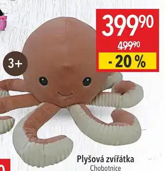 Plyšová zvířátka Chobotnice velikost 60 cm