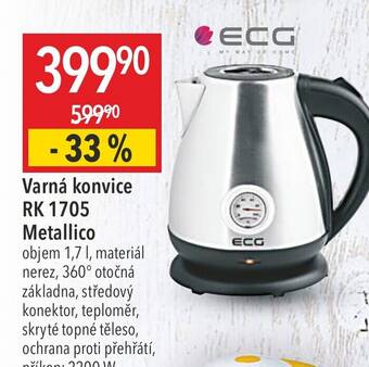 Globus Varná konvice RK 1705 Metallico nabídka