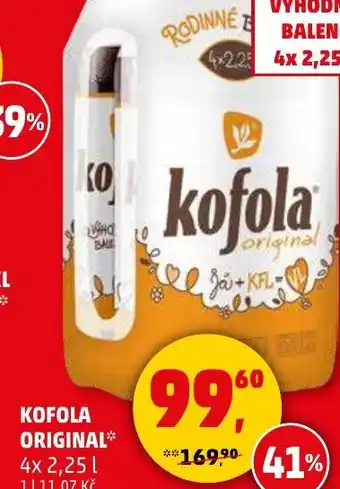 Penny Market KOFOLA ORIGINAL* 4x 2,25 l nabídka