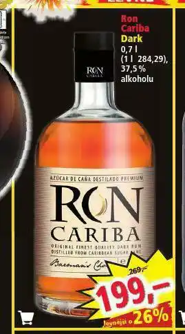 Norma Ron cariba dark rum nabídka