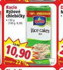 Norma Rýžové chlebíčky racio nabídka