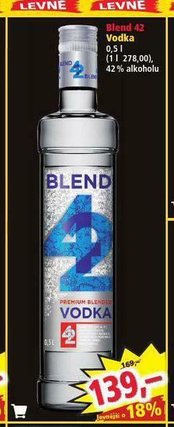 Norma Blend 42 vodka nabídka