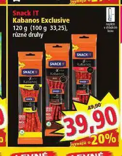 Norma Snack it kabanos exclusive nabídka
